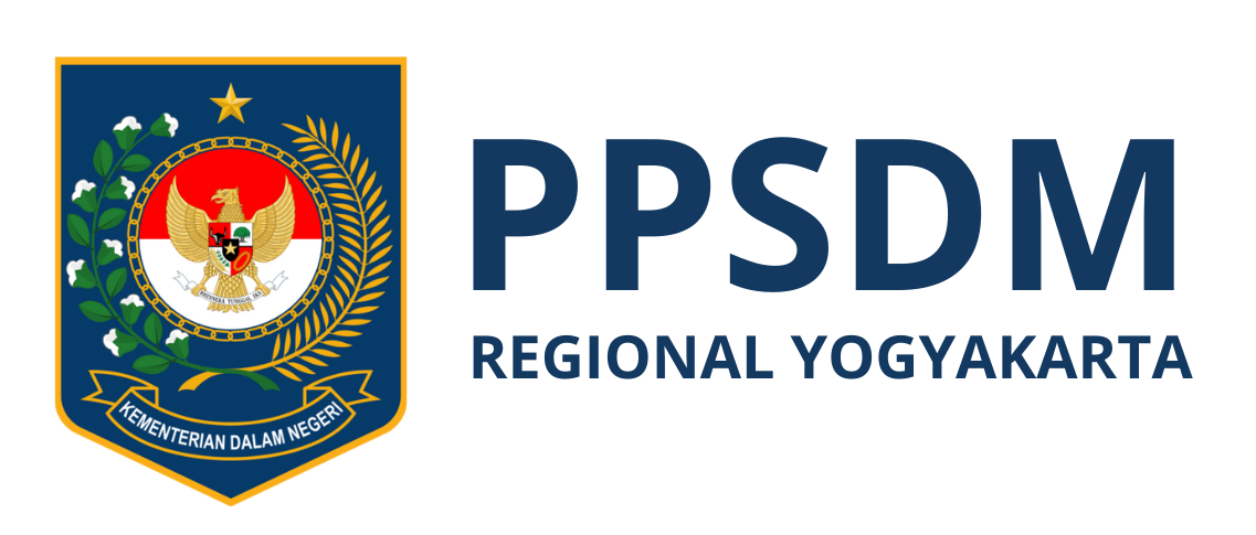 Logo Kemendagri with emblem in orange and blue colors